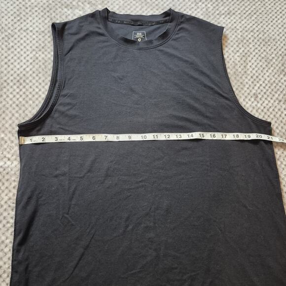 On Cloud Run On Clouds Focus Tank Mens Large Logo Sleeveless Top Black Wicking - Picture 9 of 10